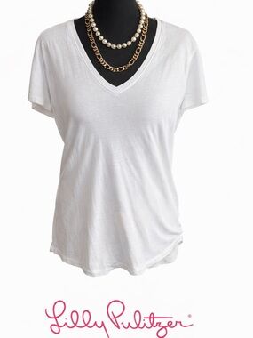 Lilly Pulitzer White Meredith Tee‎